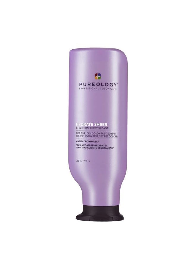 Hydrate Sheer Nourishing Conditioner | For Fine, Dry Color Treated Hair | Sulfate-Free | Vegan