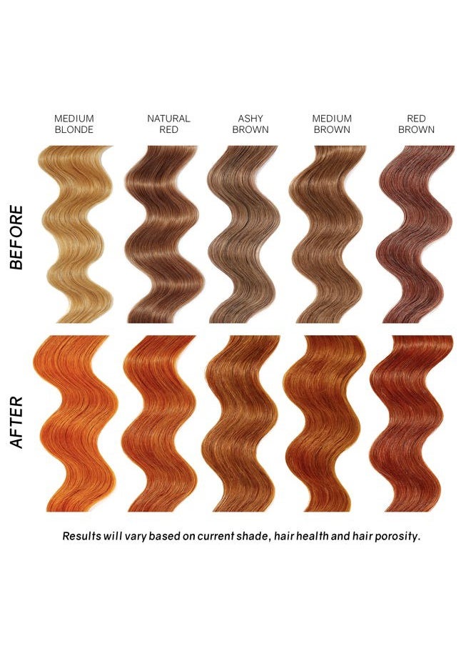 Overtone Daily Color Depositing Conditioner for Dyed & Natural Hair - 8oz Temporary Coloring with Shea Butter & Coconut Oil - Refresh Color & Prevent Fading - Vegan & Cruelty-Free, Ginger Glow