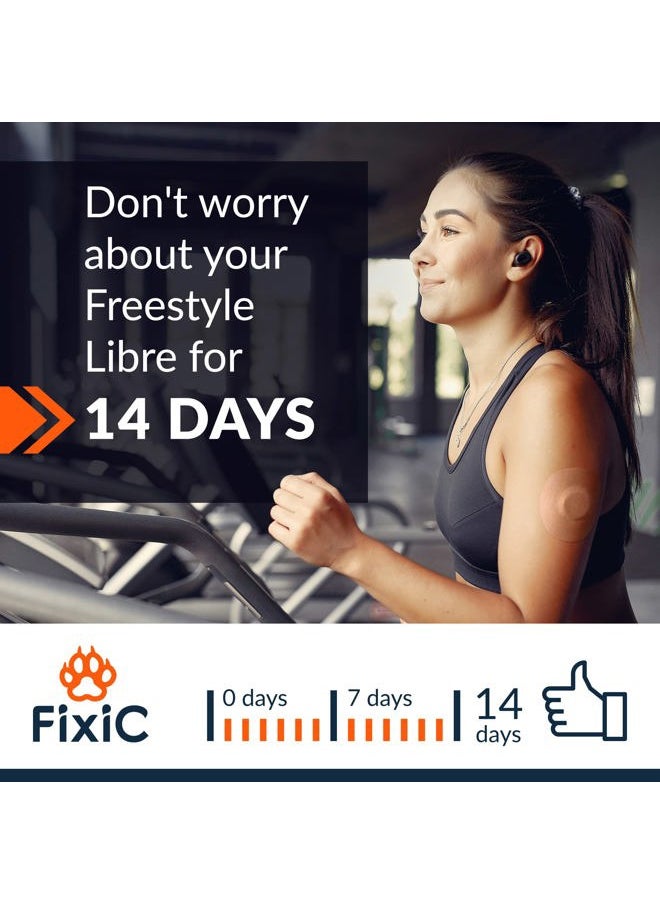 Freestyle Adhesive Patch 25 PCS – Good for Libre 1, 2, 3 & Plus – Enlite – Guardian – NO Glue in The Center of The Patch – Pre-Cut Back Paper – Long Fixation for Your Sensor! (Tan)