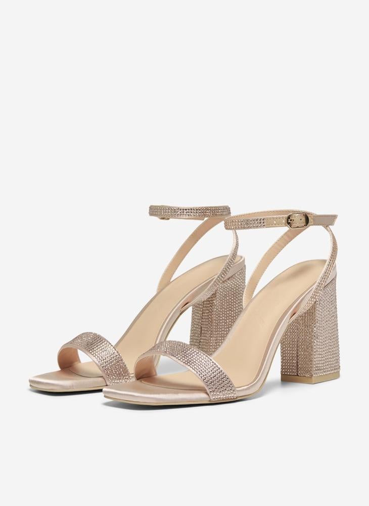 Onlalyx-28 Bling Heeled Sandals