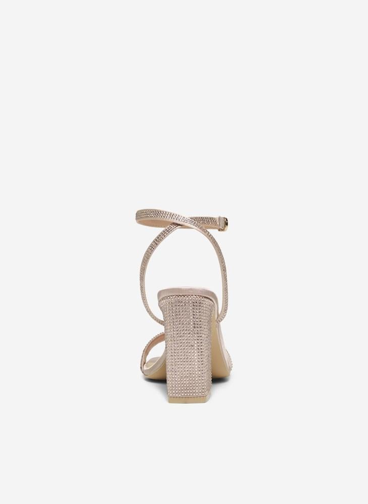 Onlalyx-28 Bling Heeled Sandals