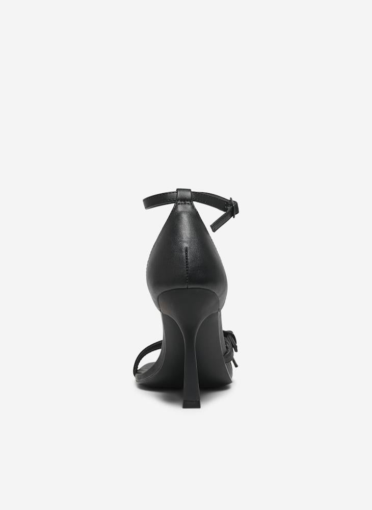 Onlaubrey-3 Pu Buckle Heeled Sandals