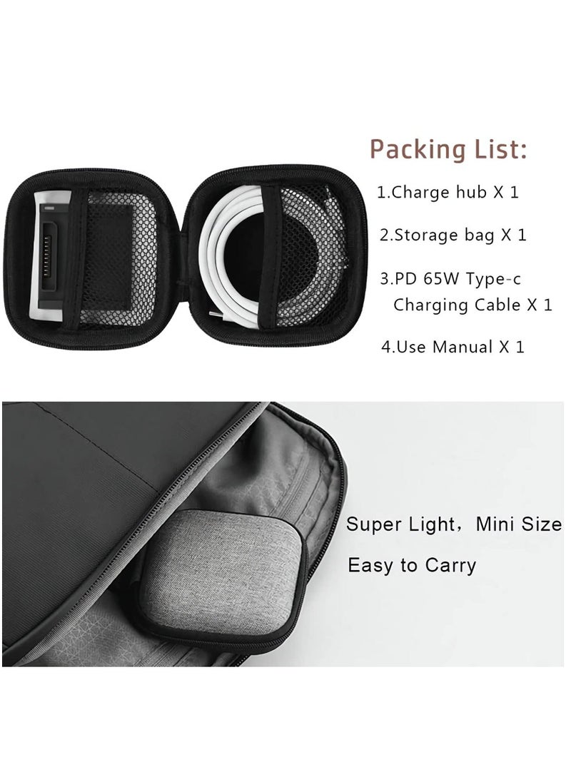 Mavic Air 2 and Air 2S Charging Hub, Mini Portable Battery Charging with Type-c for DJI Dajiang AIR2 AIR2S Drone, MAKINGTEC UAV Intelligent Flight Battery Accessory Charging.