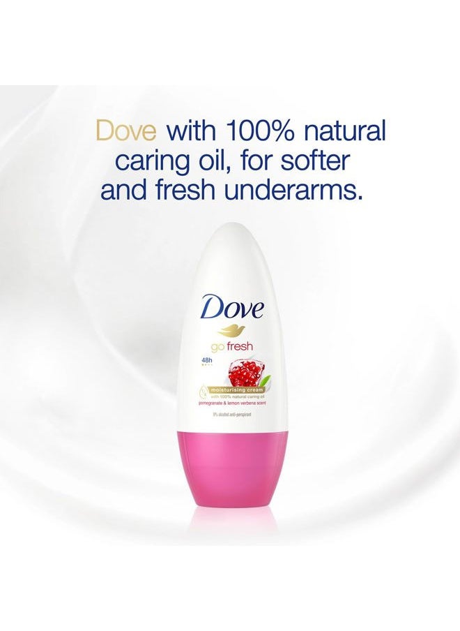 Go Fresh Roll-On Antiperspirant 50Ml Pomegranate & Lemon Verbena 2-Pack