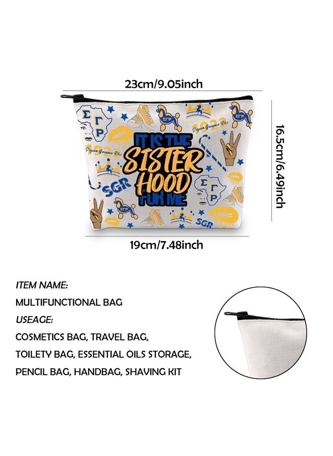 Sorority Gifts Sorority Cosmetic Bag (FOR ME 192)