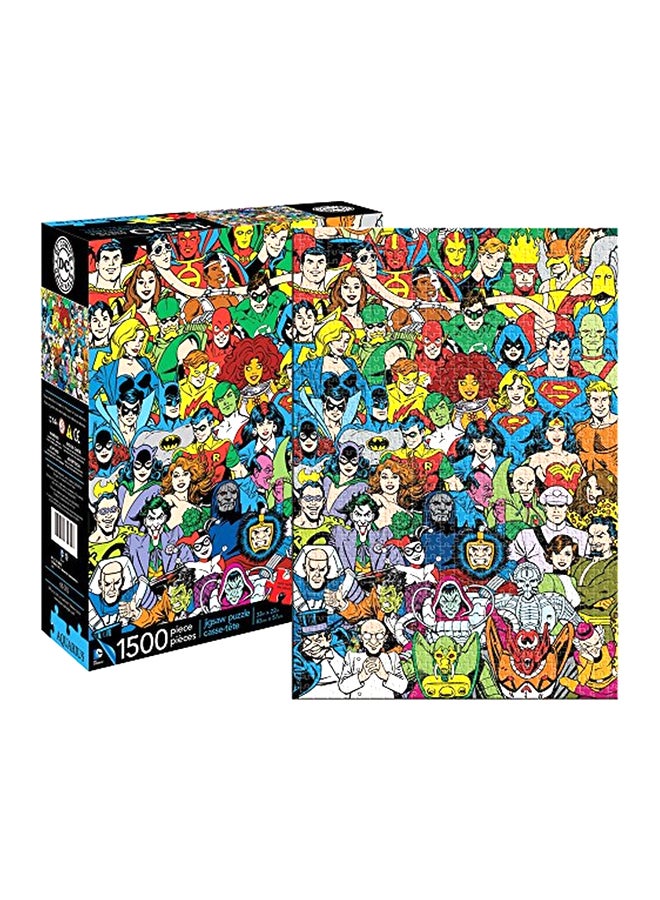 1500-Piece DC Comics Retro Universe Jigsaw Puzzle
