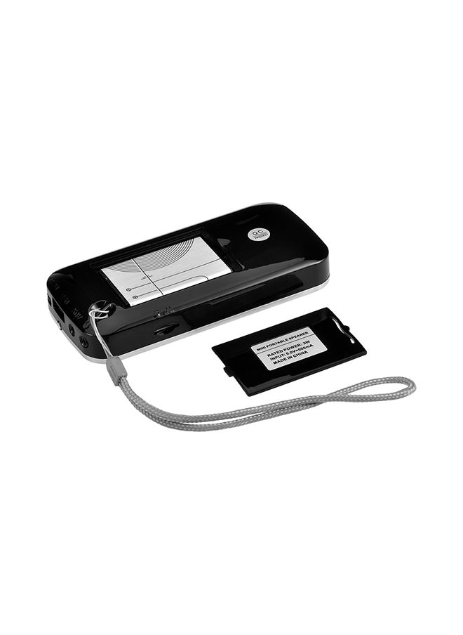 Digital Portable MP3 Speaker Audio Player V344 Black/Grey