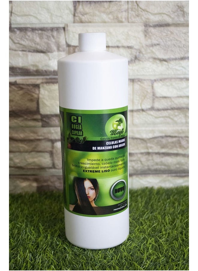 Hair Treatment 16 Fl Oz, Cirugia Capilar, Chocolate and Celulas Madres (CELULAS MADRES), Natural, Sulfate Free, Unisex, Straightening and Shining