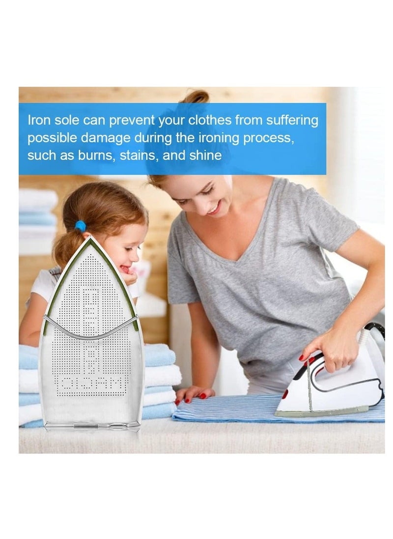 Iron Cover, Non Stick Iron Shoe, Aluminum Ironing Cover Aid Board, Teflon Magic Iron Plate Cover, Fits Most Irons, Protect Your Clothes Fabric and Your Iron