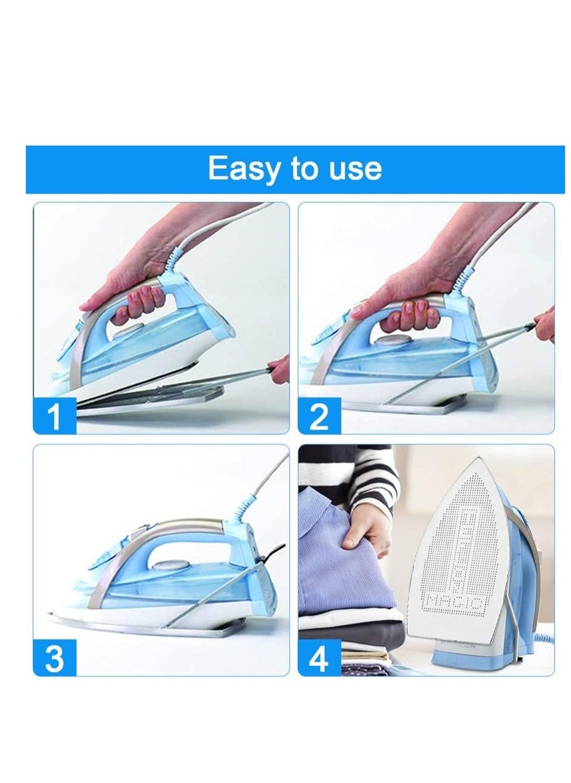 Iron Cover, Non Stick Iron Shoe, Aluminum Ironing Cover Aid Board, Teflon Magic Iron Plate Cover, Fits Most Irons, Protect Your Clothes Fabric and Your Iron