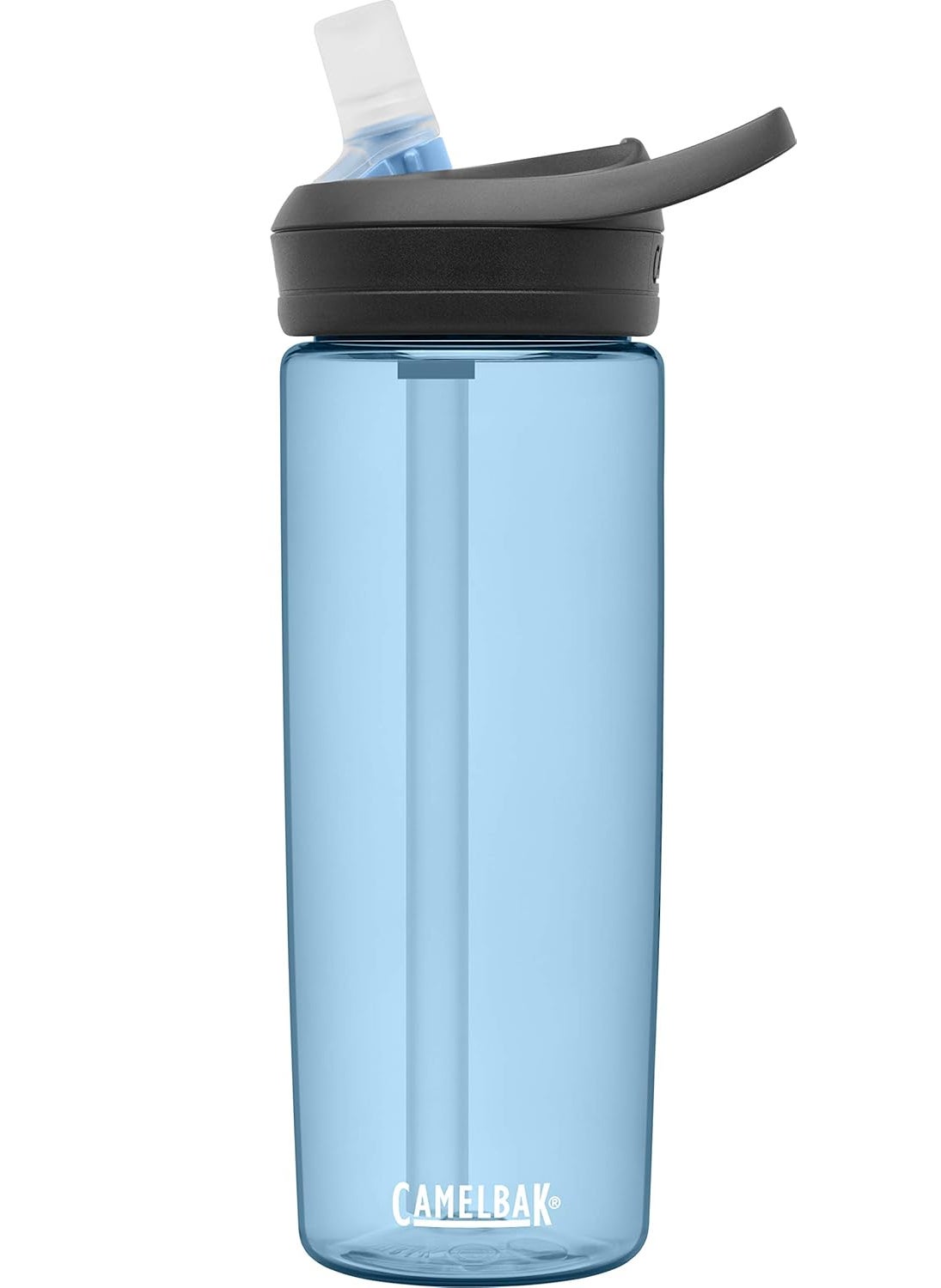 CamelBak eddy+ Water Bottle with Tritan Renew – Straw Top 20oz, True Blue