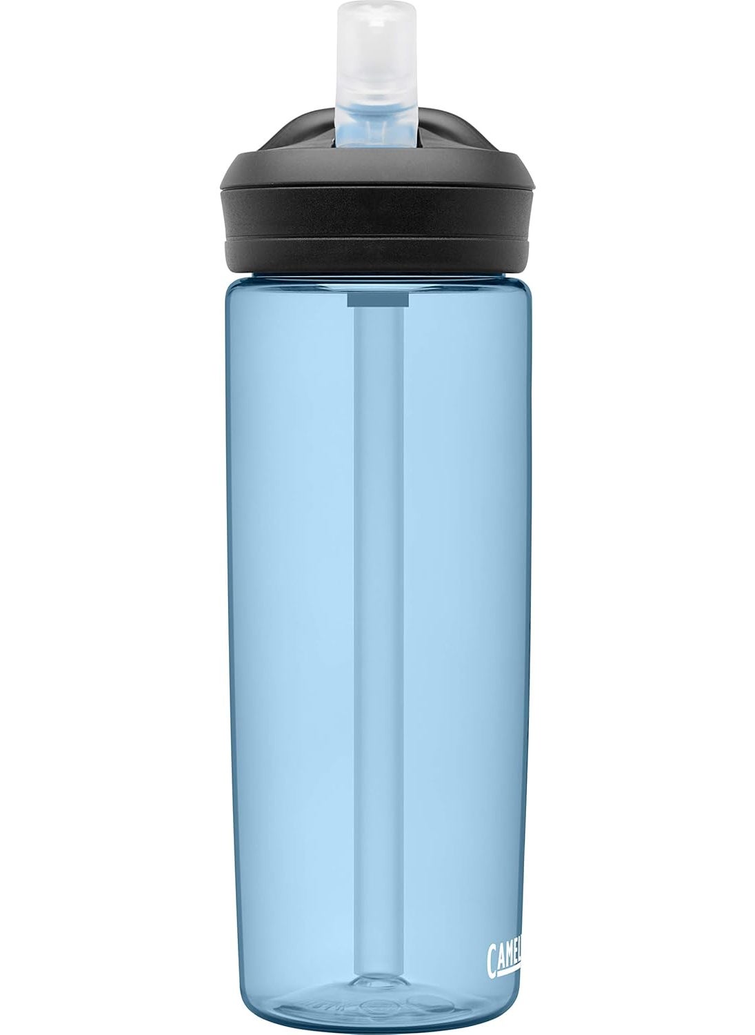 CamelBak eddy+ Water Bottle with Tritan Renew – Straw Top 20oz, True Blue
