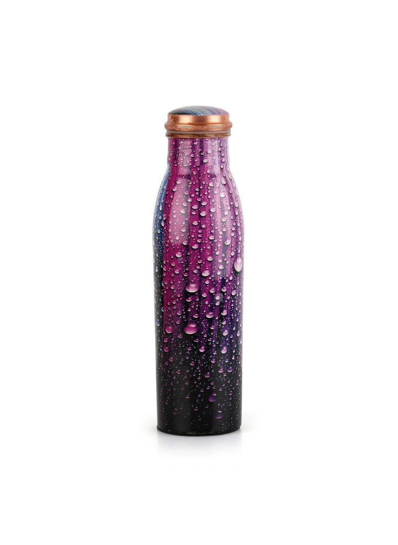 Cello Cop- Pura Good Earth Copper Bottle, 1000 Ml, Dew, Set of 1