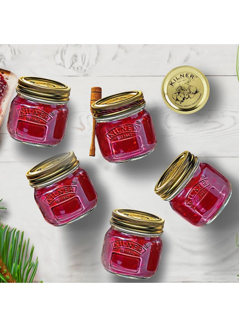 Kilner Essential Mini Glass Jar - Set of 5 (250 ml)