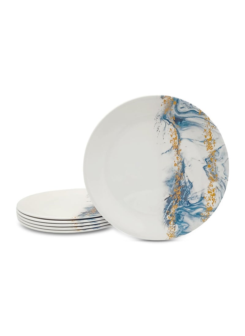 Superware | Pure Melamine | Small Plate Set – Evoque 7.25” (6 nos.) | Stain Free, Glazed Finish
