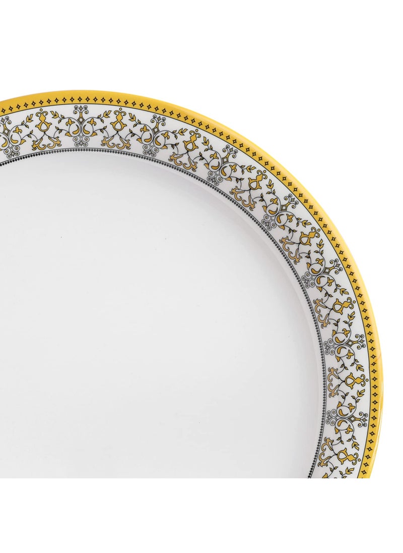 Superware | Pure Melamine | Buffet Plate Set – ForgetMeNot 12.5” (6 nos.) | Stain Free, Glazed Finish