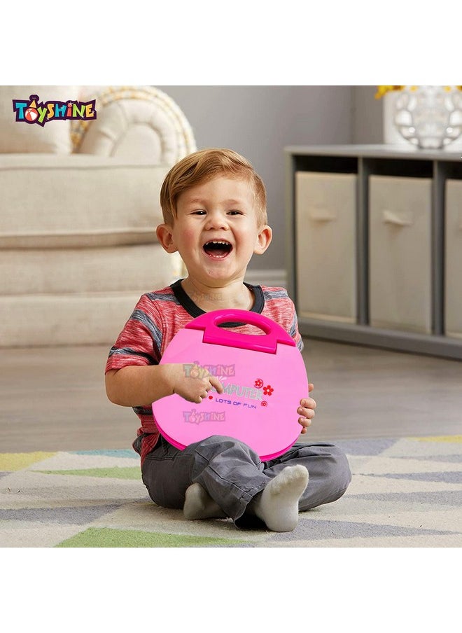 Toyshine Educational Learning Kids Laptop, LED Display, with Music (Assorted Color)