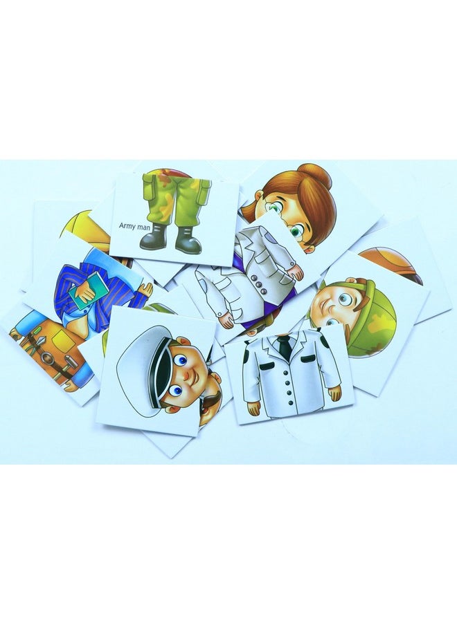 Creative's Learn and Play | Educational Puzzle Game | Learn & Identify & Name 12 Important Community Helpers | Doctor, Painter, Lawyer, Teacher & More | Fun with Learn Game for 2 & Up Kids
