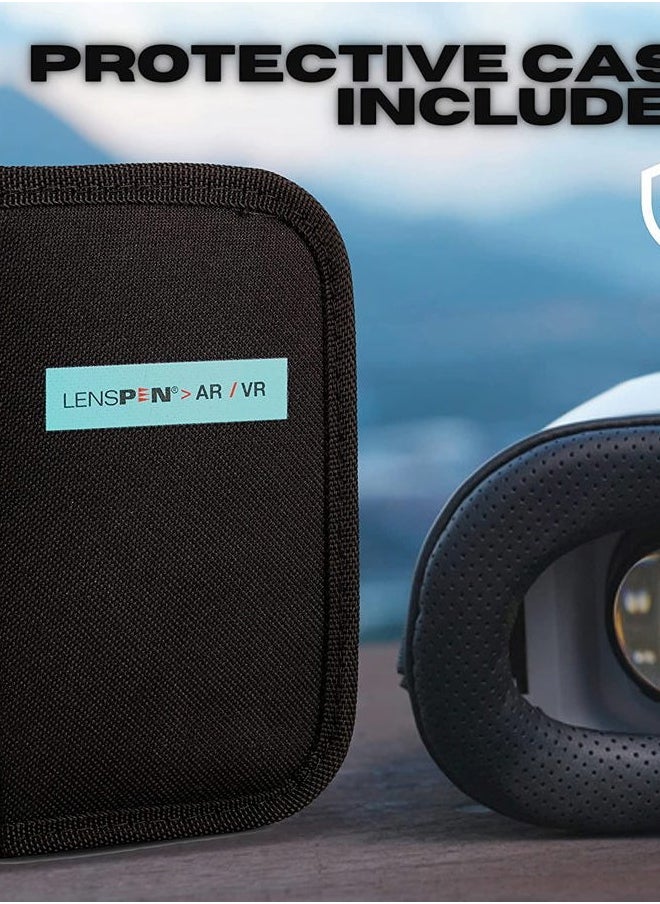 LensPen VR Headset Cleaning Kit Gift - Trust Original Black Carbon Patent Tech - Remove Fingerprints Dust Grease Reduce Fog to Clean Augmented & Virtual Reality Goggles > Oculus Valve Index PS4 Vive
