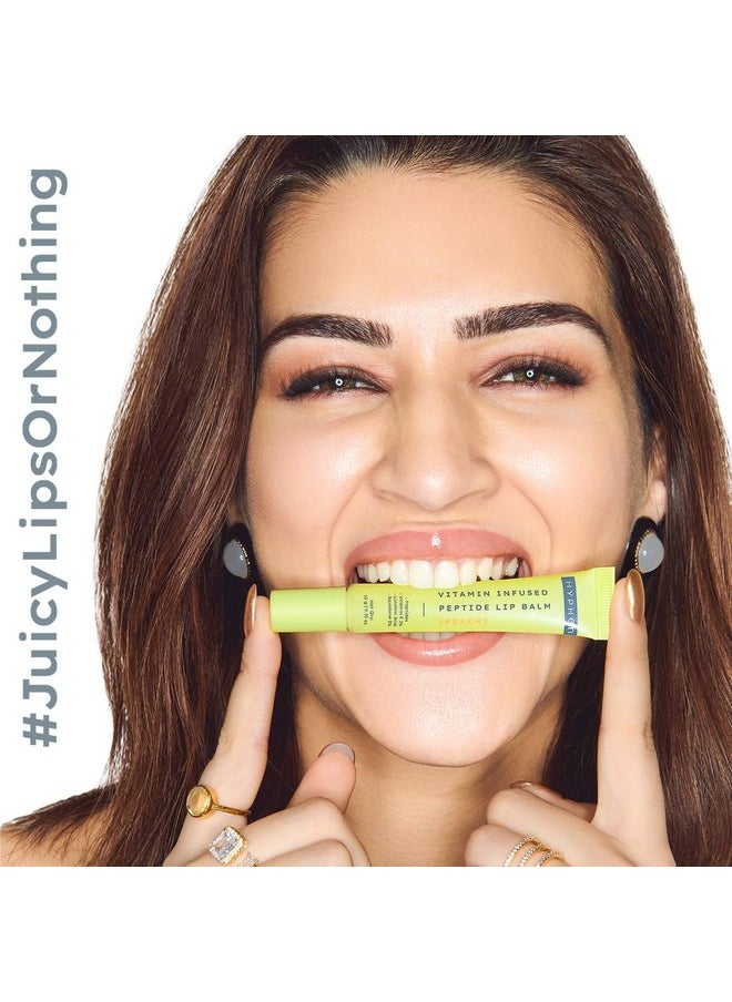 - Peach Lip Balm For Dry & Chapped Lips | Vitamin Infused Peptide | Hydrating & Moisturizing Balm For Men & Women | Hyphen Products | Lip Balm For Dark Lips | Smoothen Lips & Barrier Repair | Moisturizer For Dry Lips, Chapped Lips Winter | Vegan, Sls & Parabens Free | 10 Gm