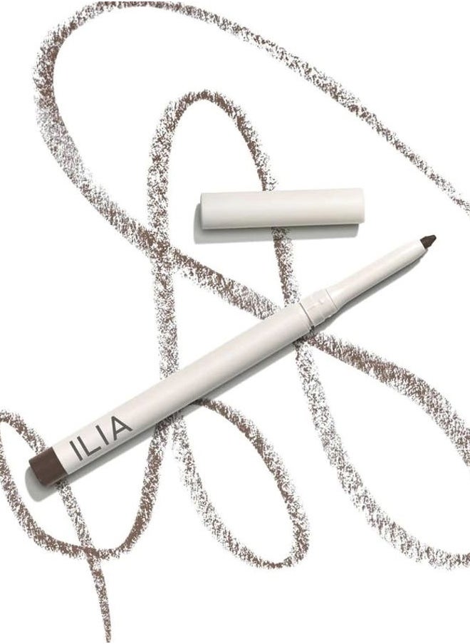 Clean Line Gel Liner | Non-Toxic, Vegan, Cruelty-Free, Highly Pigmented + Water Resistant with Attached Sharpener (Dusk | Brown, 0.01 oz | 0.4 g)
