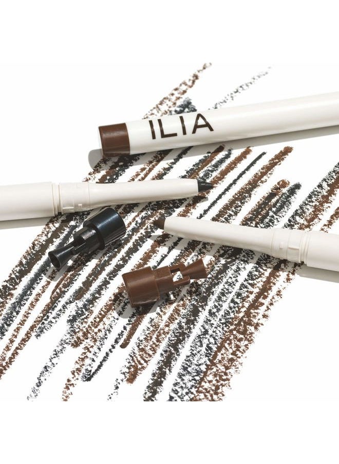 Clean Line Gel Liner | Non-Toxic, Vegan, Cruelty-Free, Highly Pigmented + Water Resistant with Attached Sharpener (Dusk | Brown, 0.01 oz | 0.4 g)