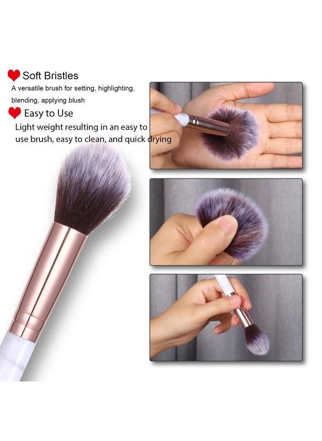 8 Colors Face Matte Blush Palette Shading Blusher with Brush - Buildable Facial Cheek Blusher Contour Bronzing Pressed Powder Makeup Pallet Women Gift Set (01 Matte)