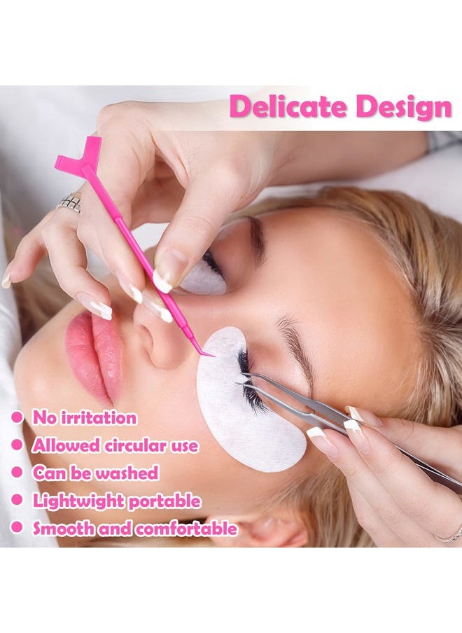 100 Pieces Y Shape Eyelash Lift Tool Eyelash Brush Lash Lift Perm Lash Lift Tool Y Shape Eyelash Brush for Eyelash Extension Supplies Makeup Tool