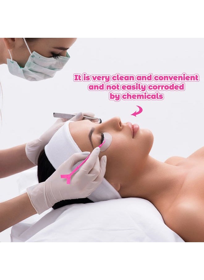 100 Pieces Y Shape Eyelash Lift Tool Eyelash Brush Lash Lift Perm Lash Lift Tool Y Shape Eyelash Brush for Eyelash Extension Supplies Makeup Tool