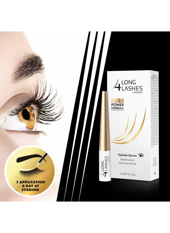 Long 4 Lashes by Oceanic Eyelash Enhancing Serum, 3 ml (Pack of 1)
