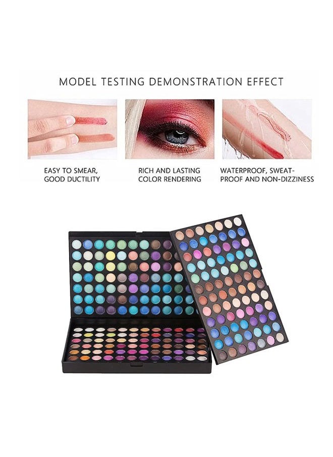 252 Colors Eyeshadow Palette Makeup set 3 Layers High Pigmented Matte Shimmer Eyeshadow Pallet Professional Full Eye Makeup Kit EyeShadow Box Ultimate Cosmetics Set