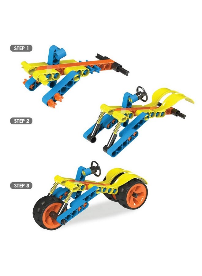 BLIX - Cars - 2 DIY, Educational, Learning, Stem, Building and Construction Toys