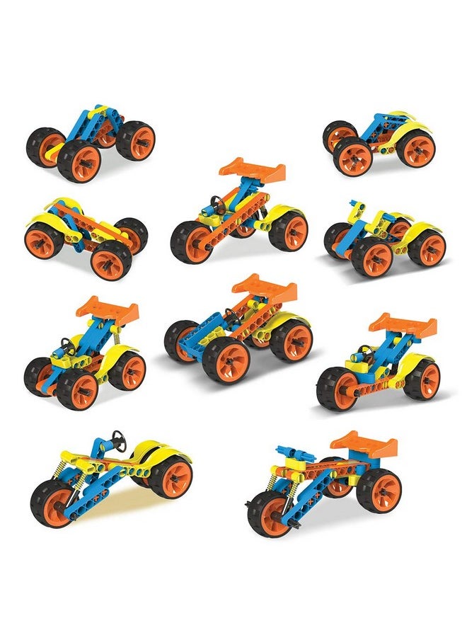 BLIX - Cars - 2 DIY, Educational, Learning, Stem, Building and Construction Toys