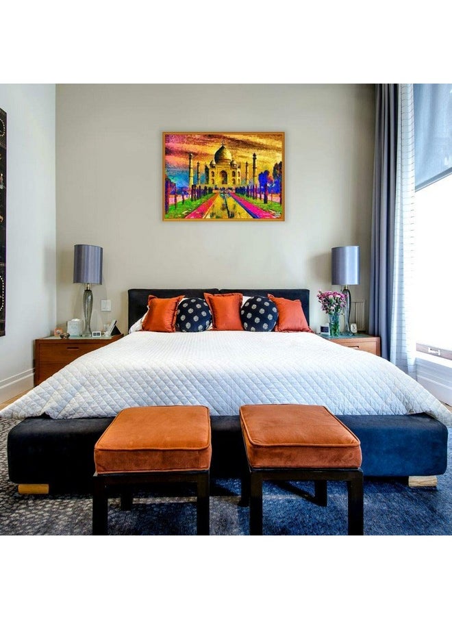 Webby Taj Mahal Painting Wooden Puzzle | Best Gift for Teenager | Fun & Challenging| Puzzle for Adult & 14+ Kids, 1000 Pieces Puzzle