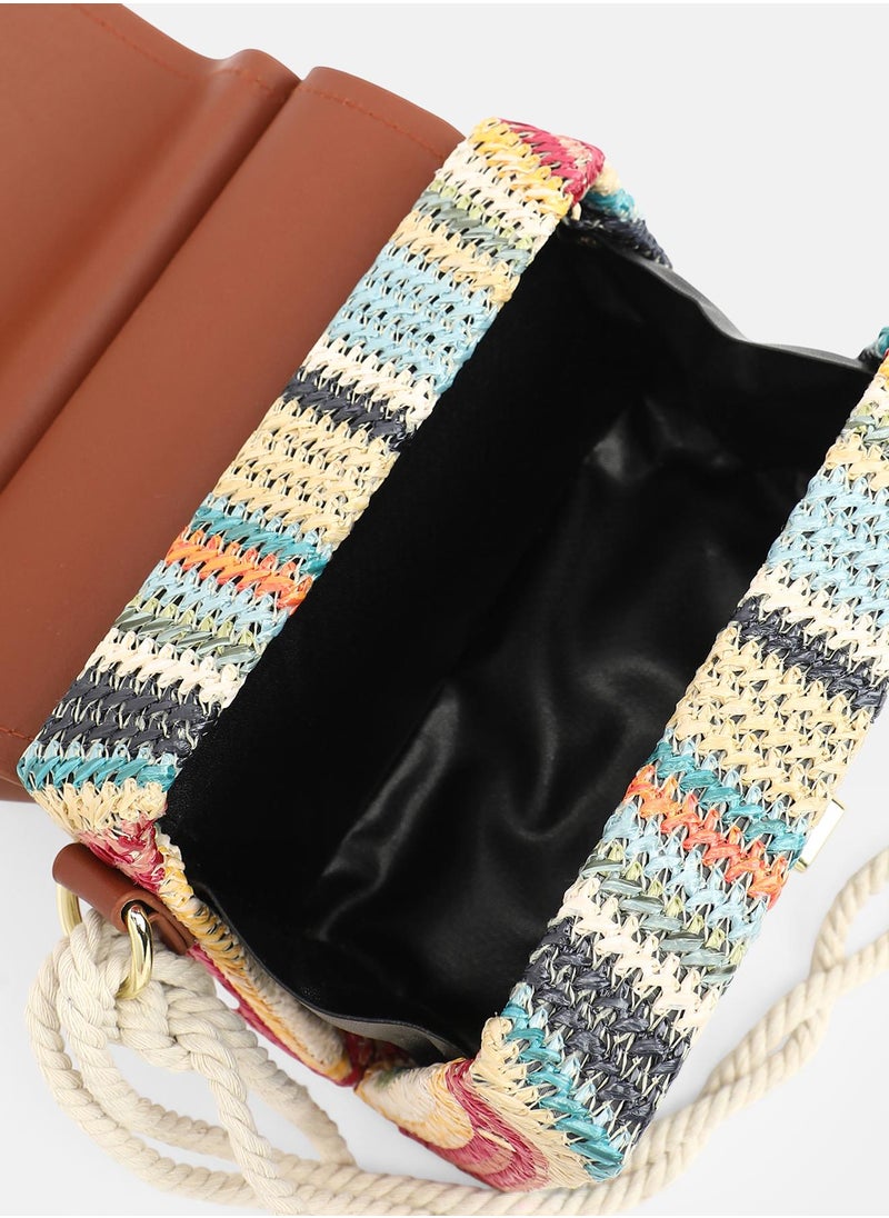 The Small Straw-Médecin Hand Bag