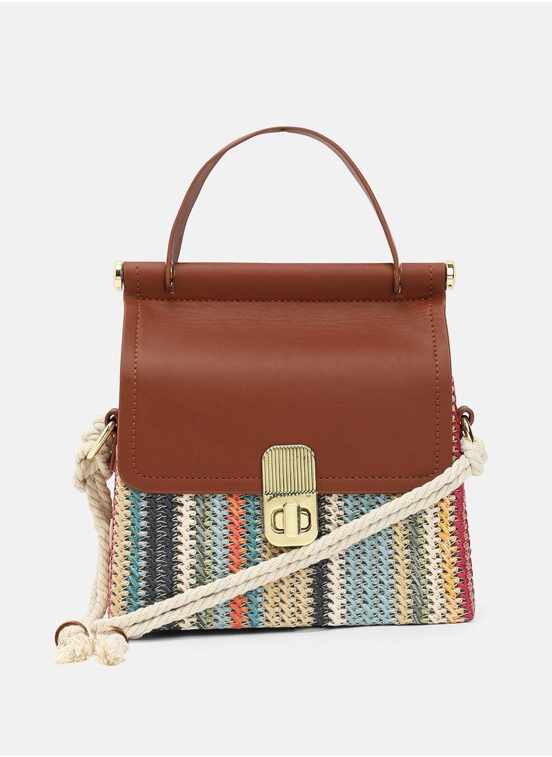 The Small Straw-Médecin Hand Bag