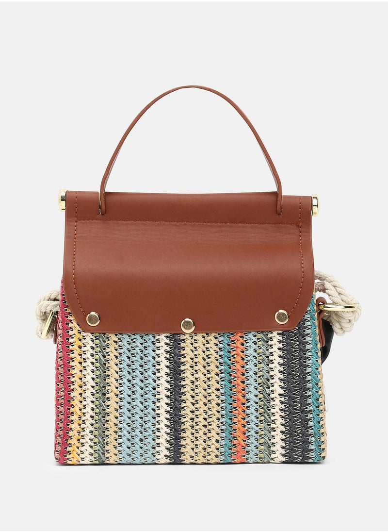 The Small Straw-Médecin Hand Bag