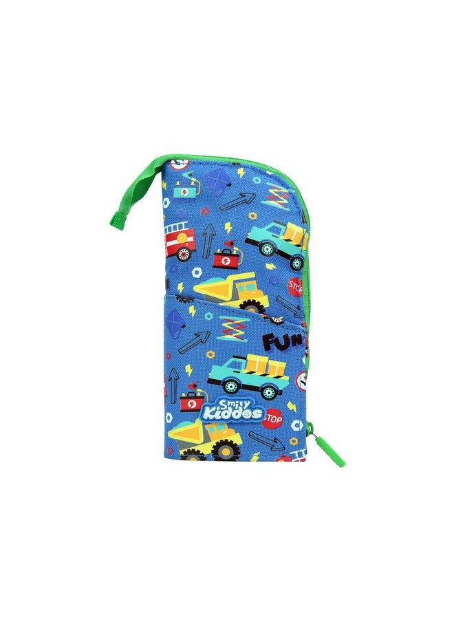 Smily Kiddos | Smily Pen Holder Case (Blue) | Pencil Cases for Girls Stylish