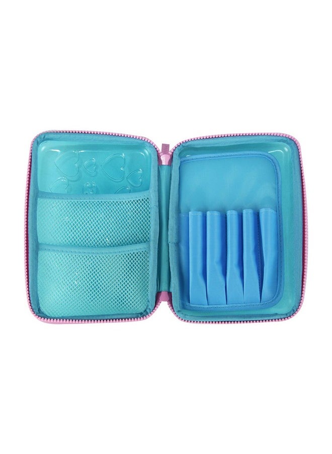 Smily Kiddos | Smily PVC Pencil Case (Light Blue) | Kids & School Pencil Case | School Pencil case | Pencil Case for Boys & Girls | Girls Stylish Pencil Box