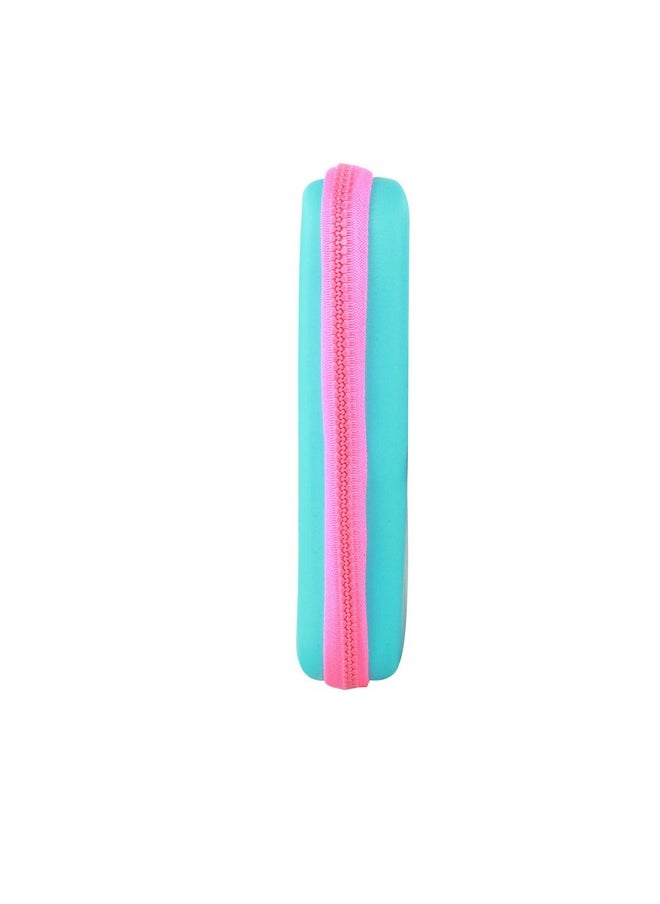 Smily Kiddos Ethylene Vinyl Acetate (Eva) Single Compartment Pencil Case Stylish Cute Large Capacity Hardtop Eva Pencil Case Organizer School Kids Girls Women Multi Purpose| Magic Unicorn | Light Blue