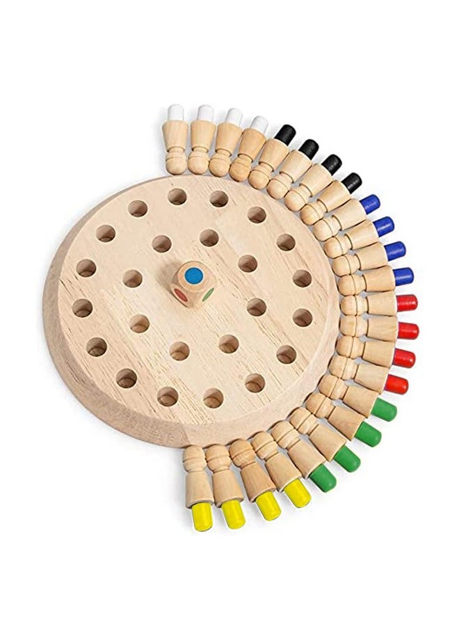 Wembley Wooden Memory Match Stick Chess Game Matching Board Game for Kids 3+ Color Learning Educational Interactive Indoor Games for Boys Girls Birthday Gift
