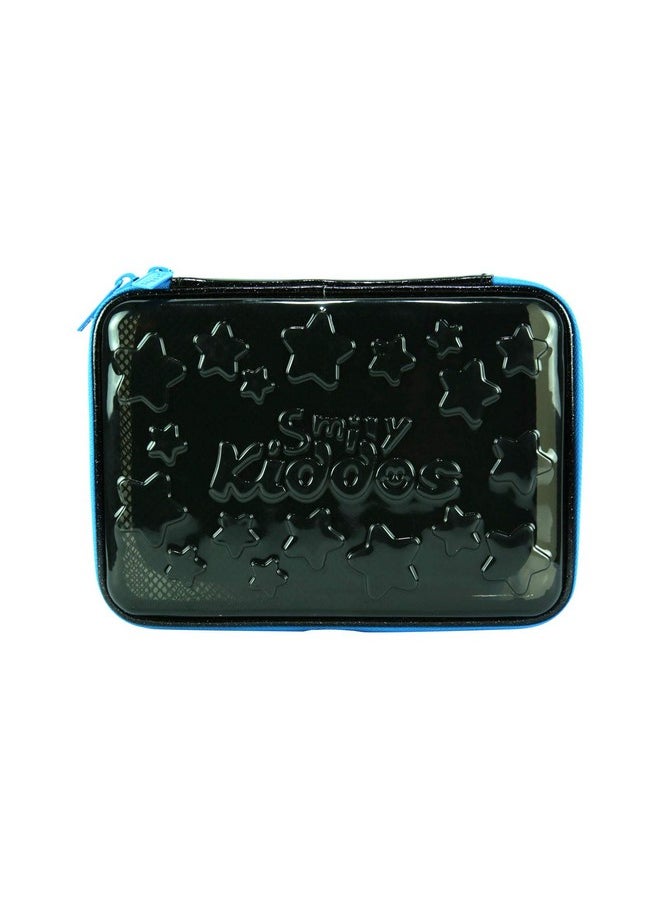 Smily Kiddos PVC Pencil case Black Kids Pencil case Transparent Pencil case Pencil case for Girls/Boys Big Capacity Pencil case Pencil Cases for Girls