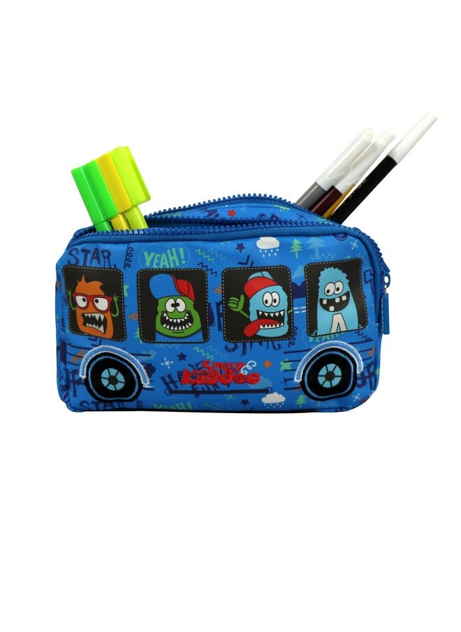 Smily Kiddos Fancy Donut Pencil Case (Crazy Theme) for Boys Girls Kids Best Return Birthday Gifts for School Kids Boys Girls Best Pencil Pouches for Kids Boys Girls