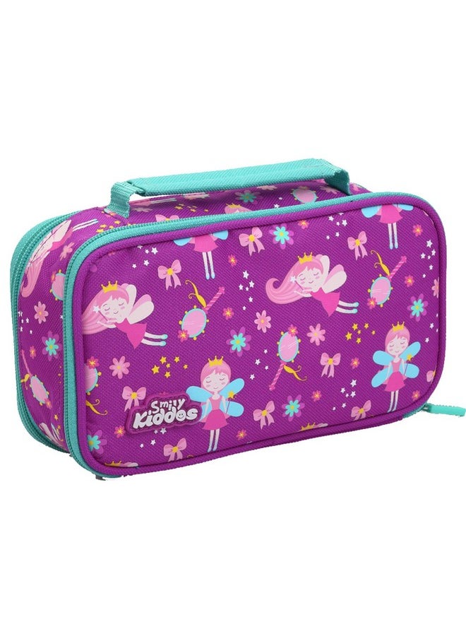 Smily Kiddos | Multipurpose Pencil Case Pencil case | Pencil Box for Kids/Boys/Girls | Compass Box | School Stationary, Colour: Blue/Purple/Light Blue/Pink/Black