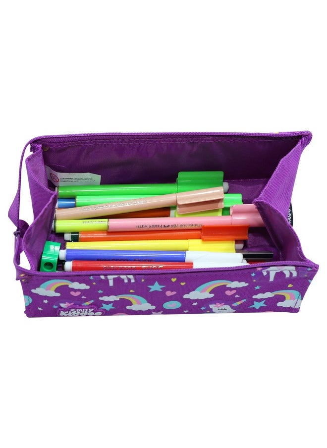 Smily Kiddos | Smily Tray Pencil case (Purple) Kid Pencil case