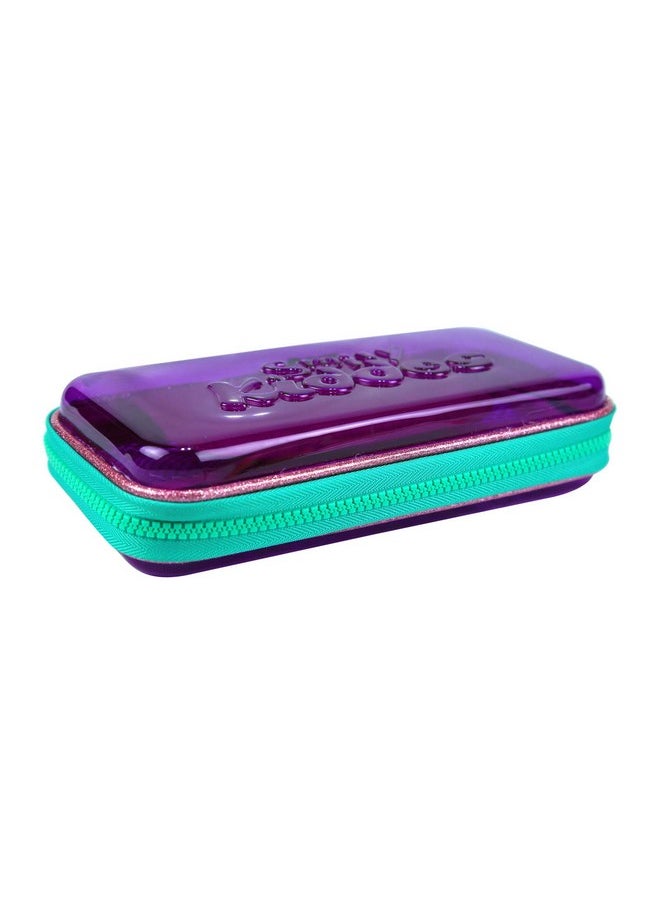 Smily Kiddos Star Pencil Box | Transparent Hardtop Pencil Box for Kids (Black/Blue/Purple/Pink/Light Blue)