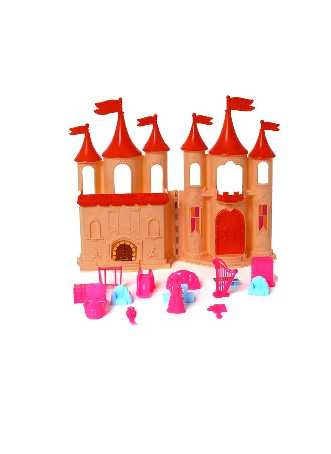 Toyzone Dora Doll House-45946 | Play Set for Girls| Role Play Set | Doll House with Furniture | Doll House Play Set for Kids | for Kids Age 3+