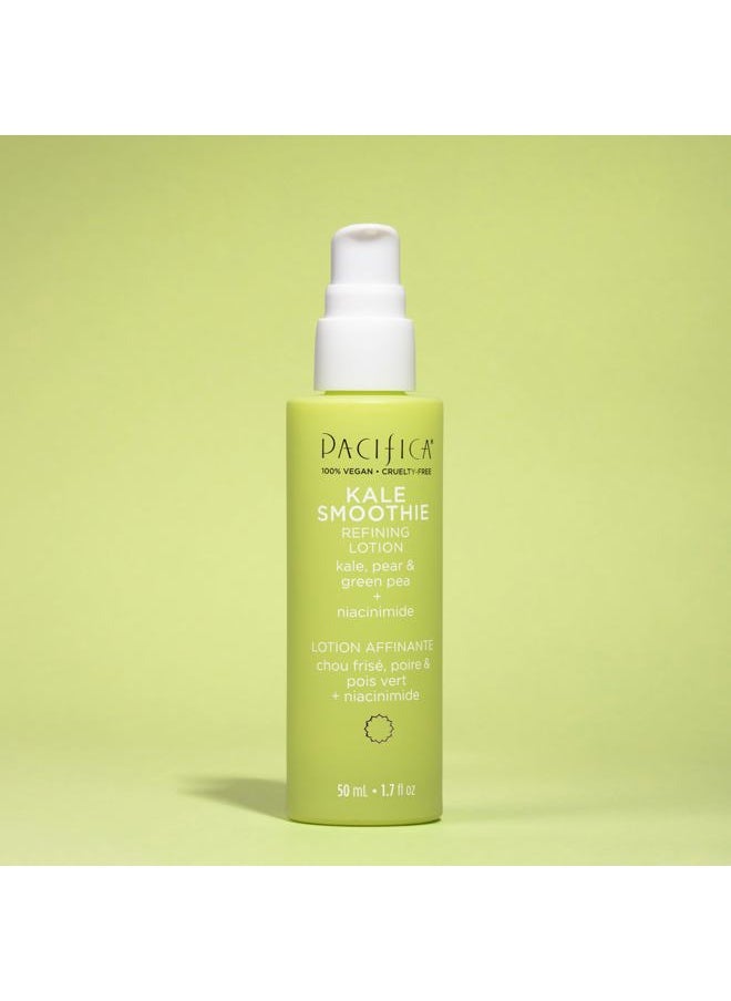 Face Moisturizer - Kale Smoothie Face Lotion w/Niacinamide, Copper, Super Foods & Plant Extract - Reduces Pore Size & Redness, Improves Skin Texture Vegan & Cruelty-Free Dermatologist Tested