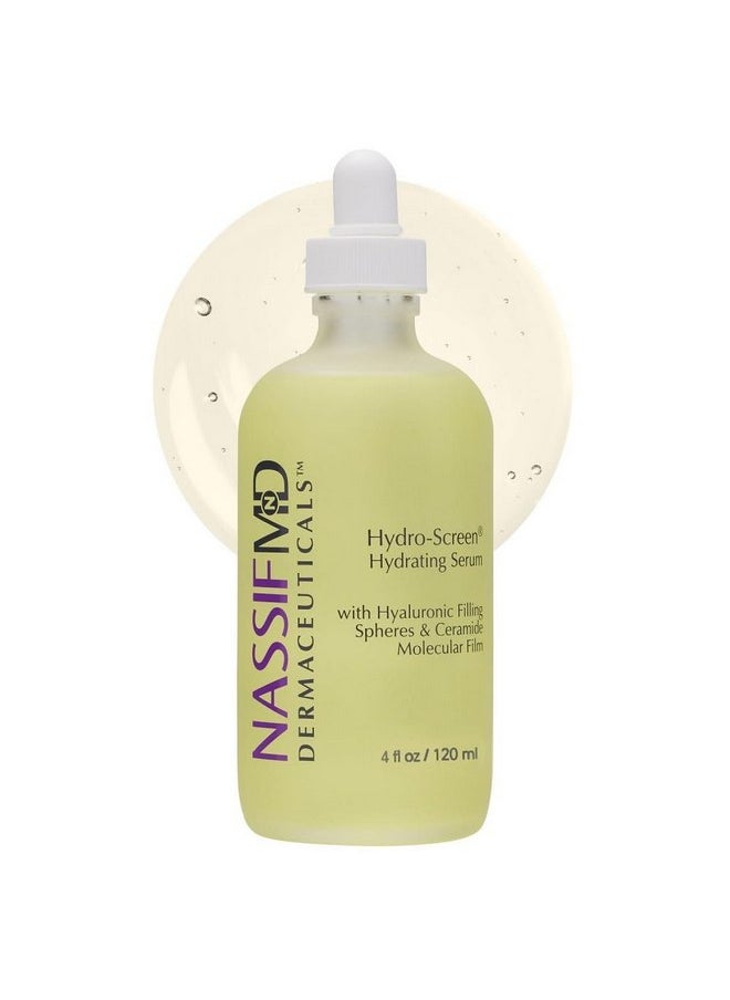 NassifMD Hydro-Screen - Clinical Grade Serum with Premium Ingredients: Ceramides, Retinol, Bakuchiol, Hyaluronic Acid - Anti Aging Treatment