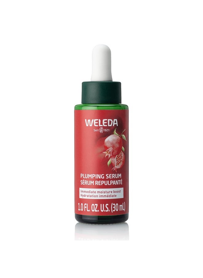 Weleda Face Care Plumping Serum, Plant Rich Serum with Peptides from Pomegranate and Maca Root